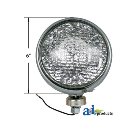 A & I Products Headlamp, Sealed Beam, 12 Volt 8" x8" x6" A-28A24